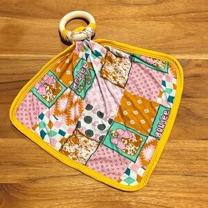 NEW Bamboo Lovey with removable teething ring LV/Western